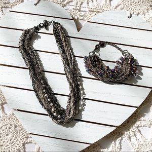 Trendy Twisted Metal Texture Bracelet